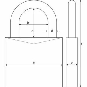 ABUS Komb.-Hangschloss 158/50 B/SB 9